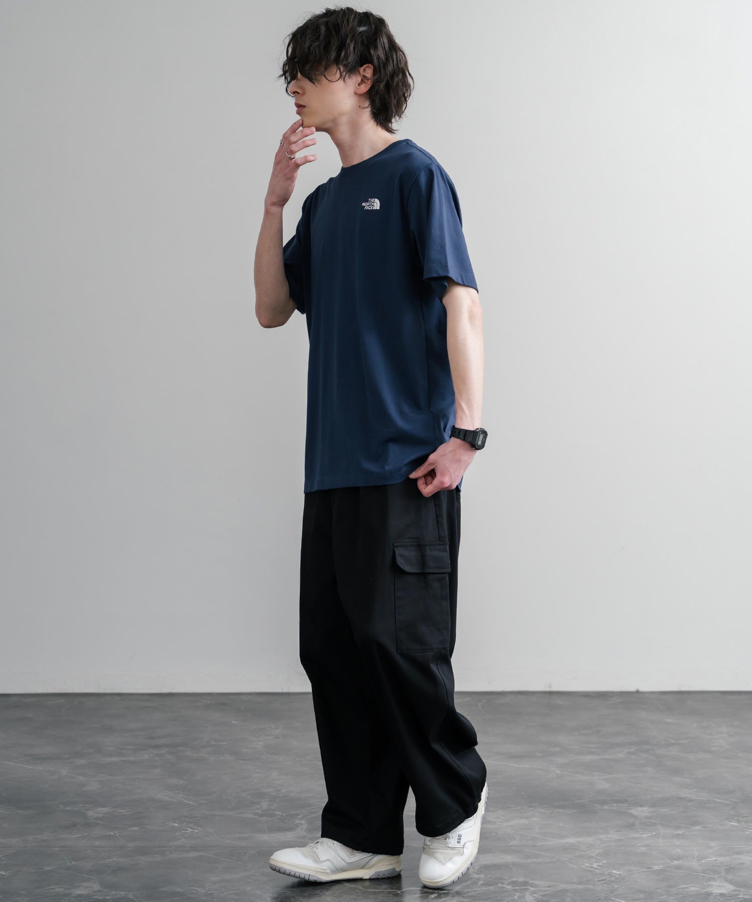 THE NORTH FACE ザ・ノースフェイス M EVO SD REG SS TEE ワンポイントロゴ刺繍半袖Tシャツ 15819