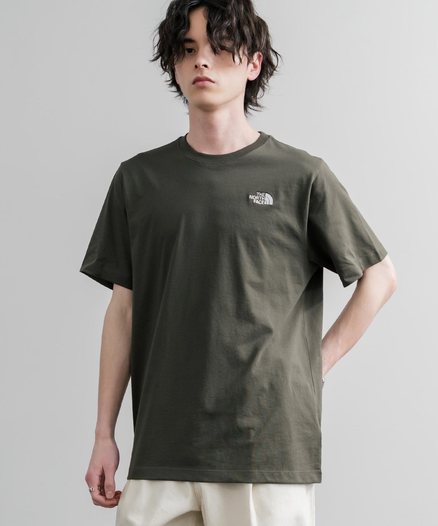 THE NORTH FACE ザ・ノースフェイス M EVO SD REG SS TEE ワンポイントロゴ刺繍半袖Tシャツ 15819