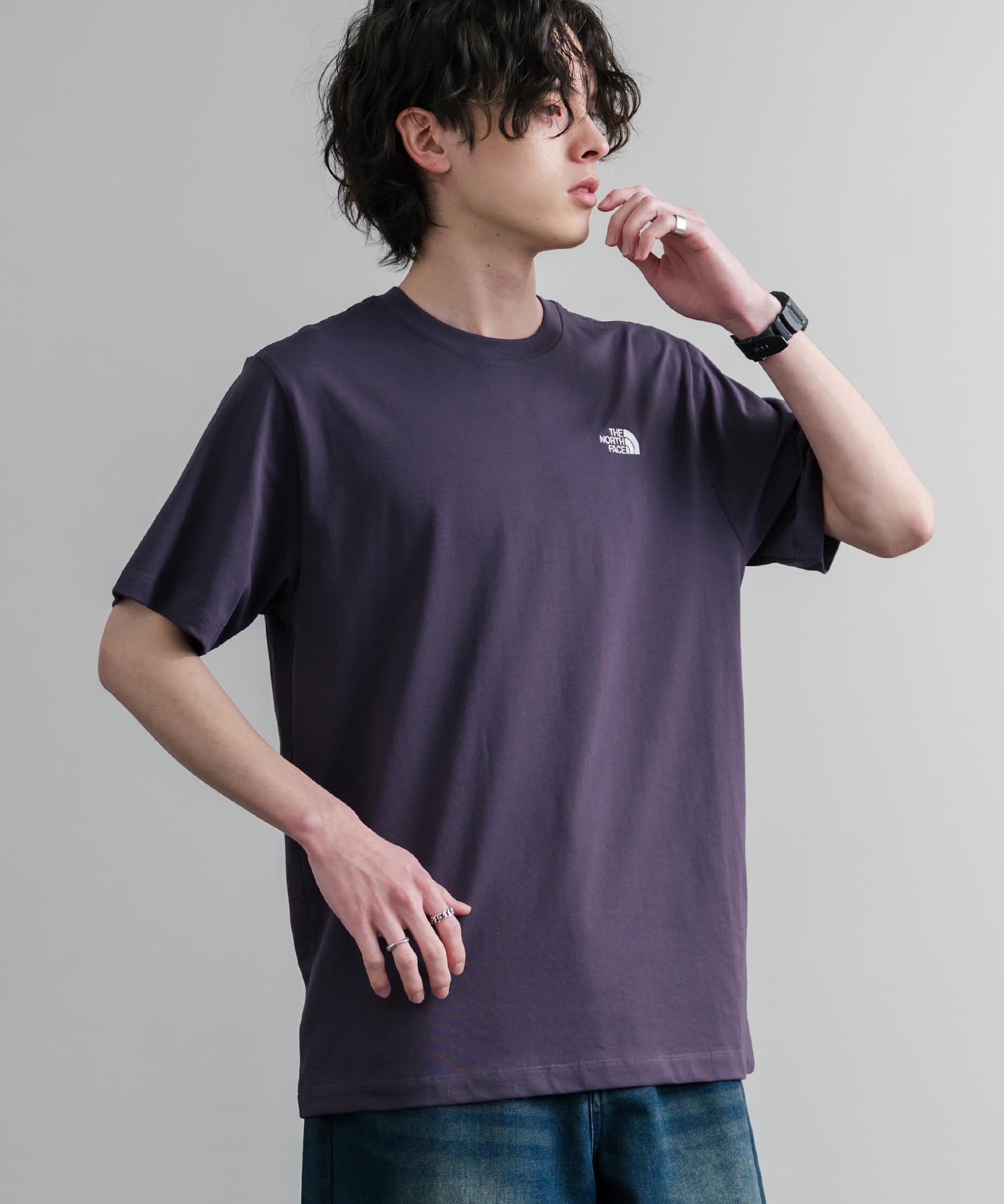 THE NORTH FACE ザ・ノースフェイス M EVO SD REG SS TEE ワンポイントロゴ刺繍半袖Tシャツ 15819