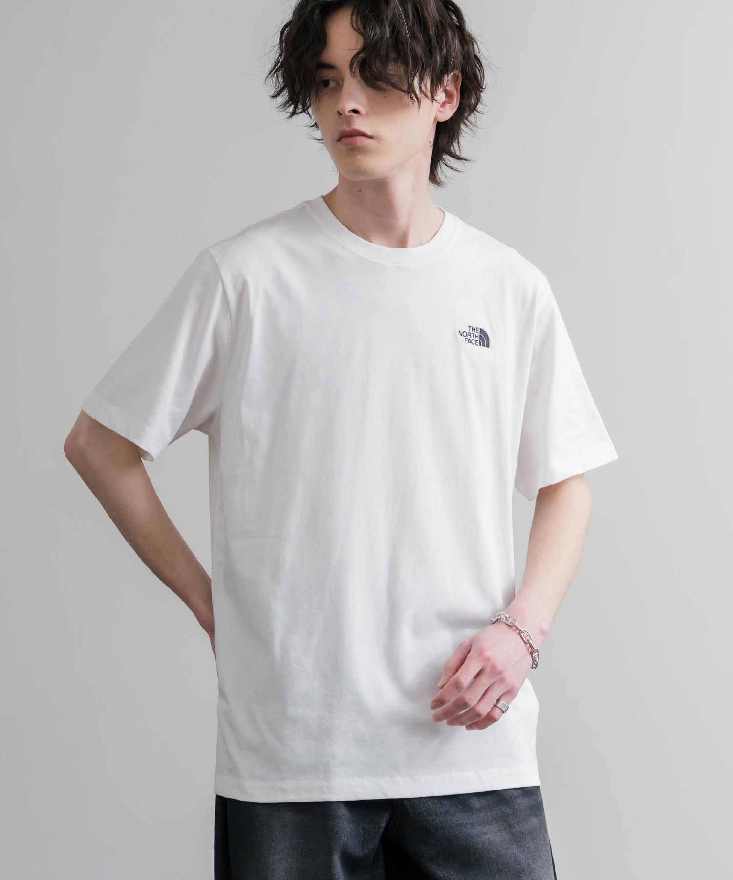 THE NORTH FACE ザ・ノースフェイス M EVO SD REG SS TEE ワンポイントロゴ刺繍半袖Tシャツ 15819