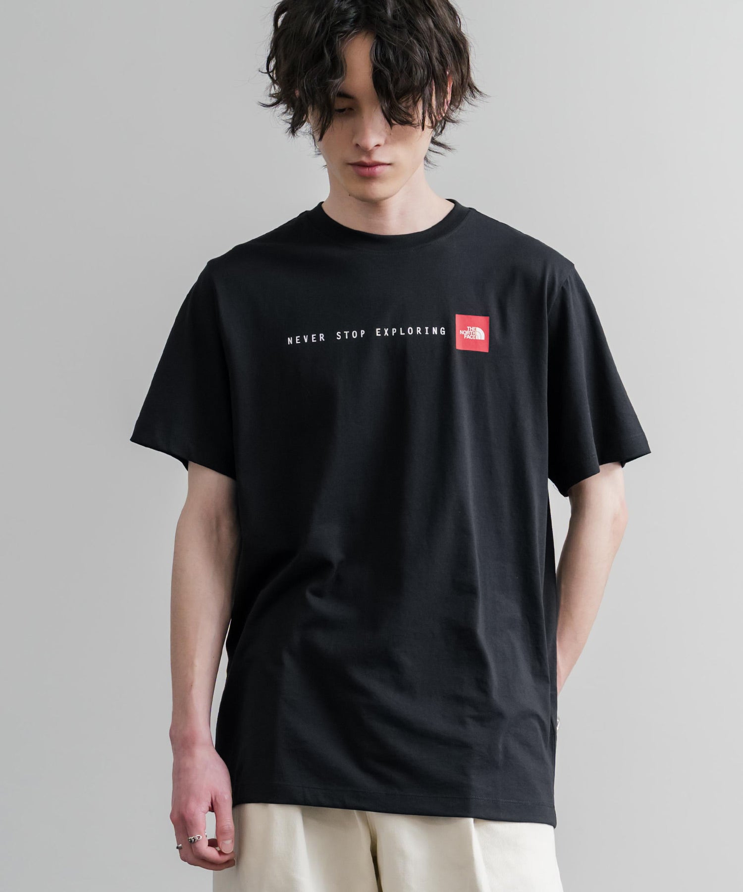 THE NORTH FACE ザ・ノースフェイス M NSE RG SS TEE レッドボックスロゴ半袖Tシャツ 15821