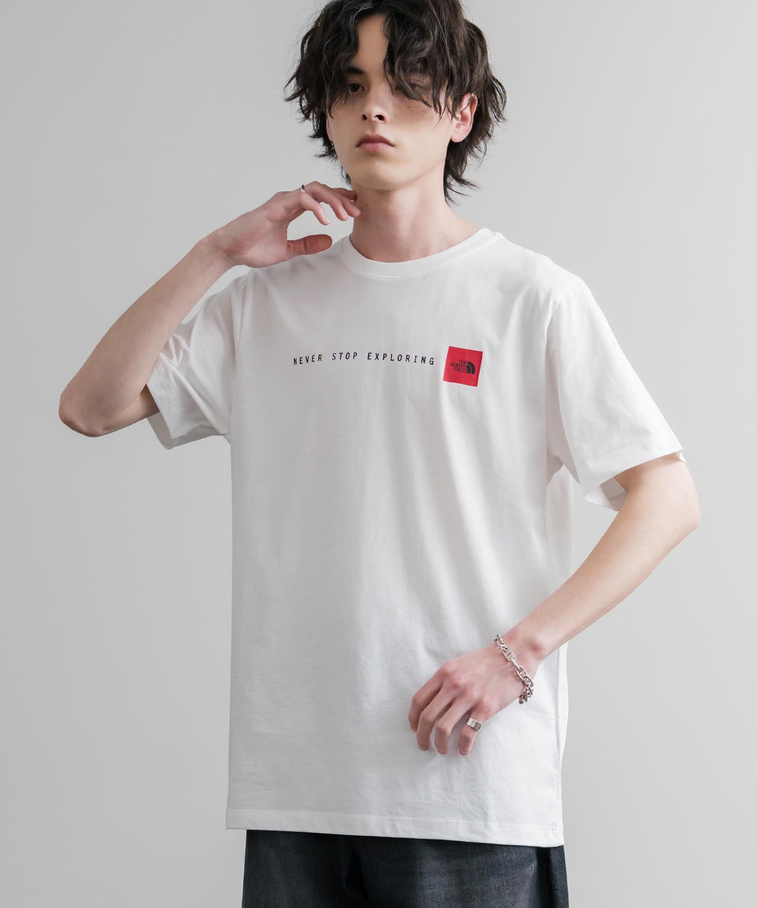 THE NORTH FACE ザ・ノースフェイス M NSE RG SS TEE レッドボックス