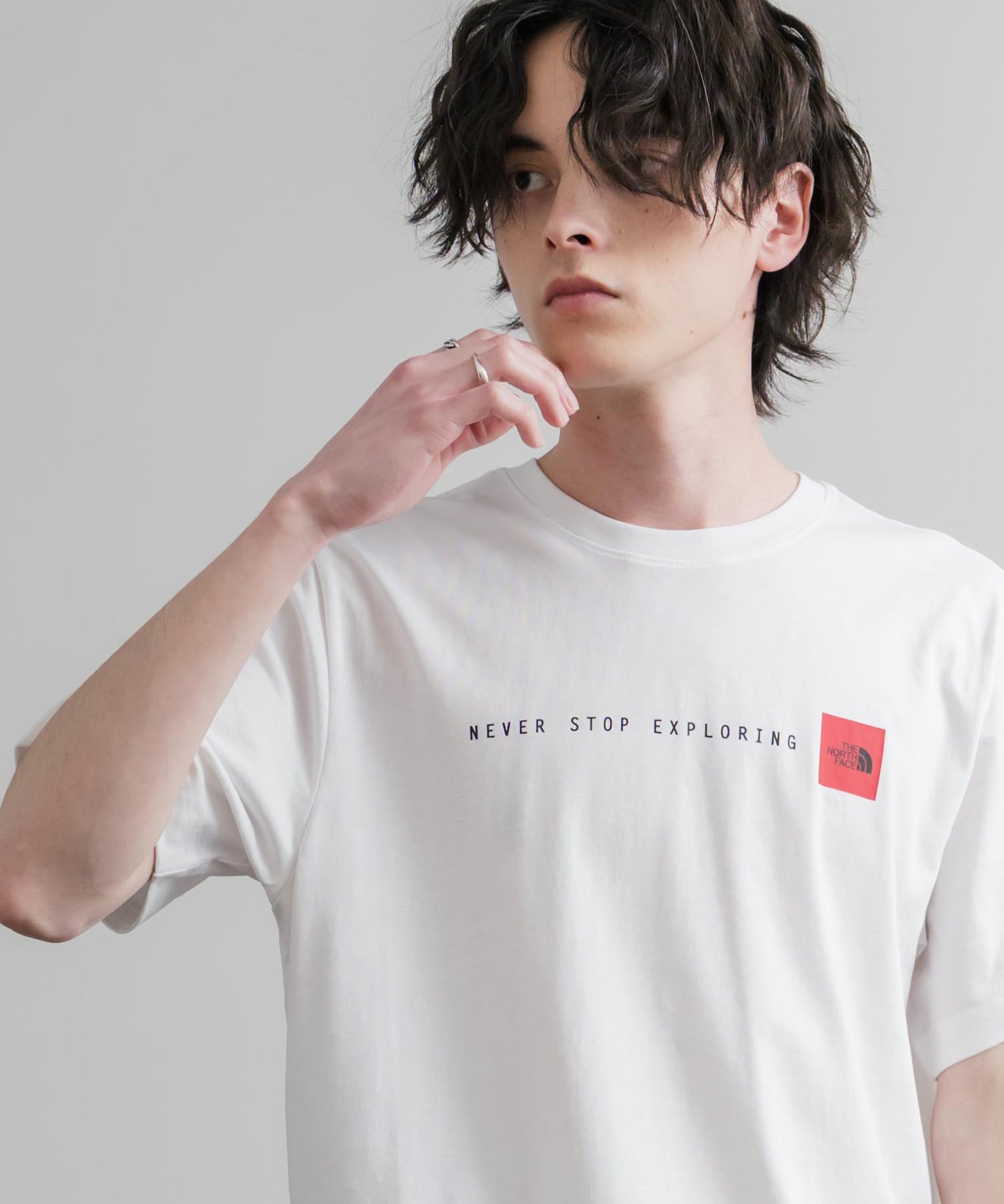 THE NORTH FACE ザ・ノースフェイス M NSE RG SS TEE レッドボックスロゴ半袖Tシャツ 15821
