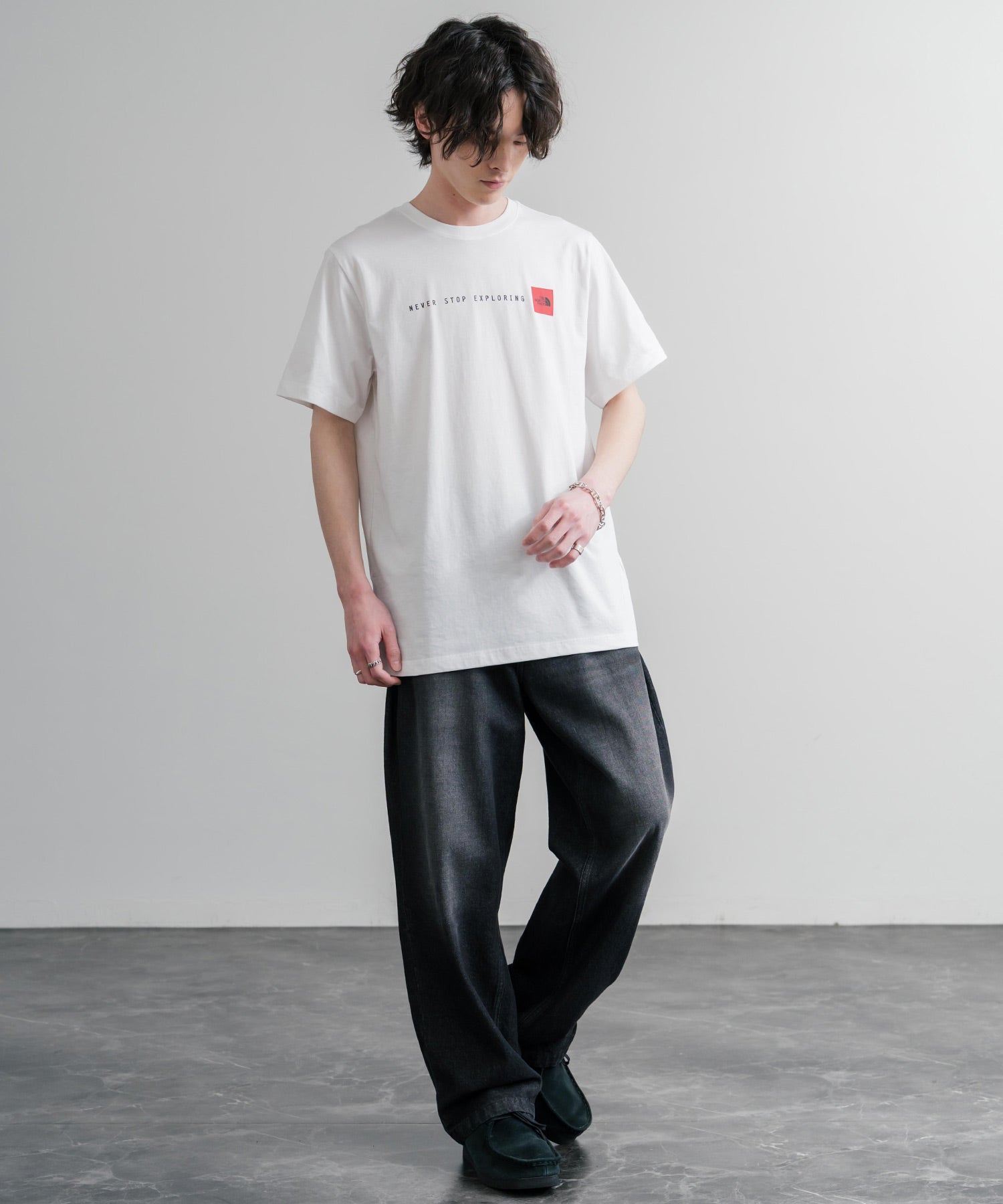 THE NORTH FACE ザ・ノースフェイス M NSE RG SS TEE レッドボックス