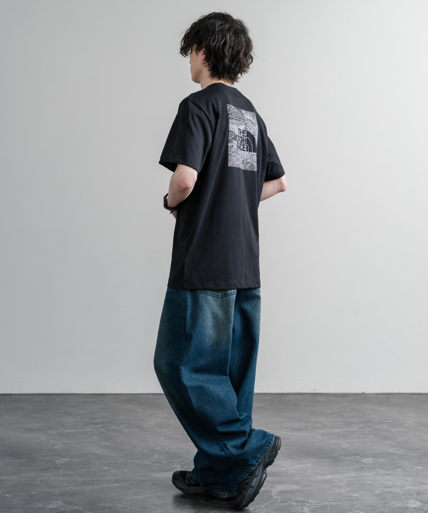 THE NORTH FACE ザ・ノースフェイス M BOX NSE CELEBRATION バックプリント半袖Tシャツ 15823