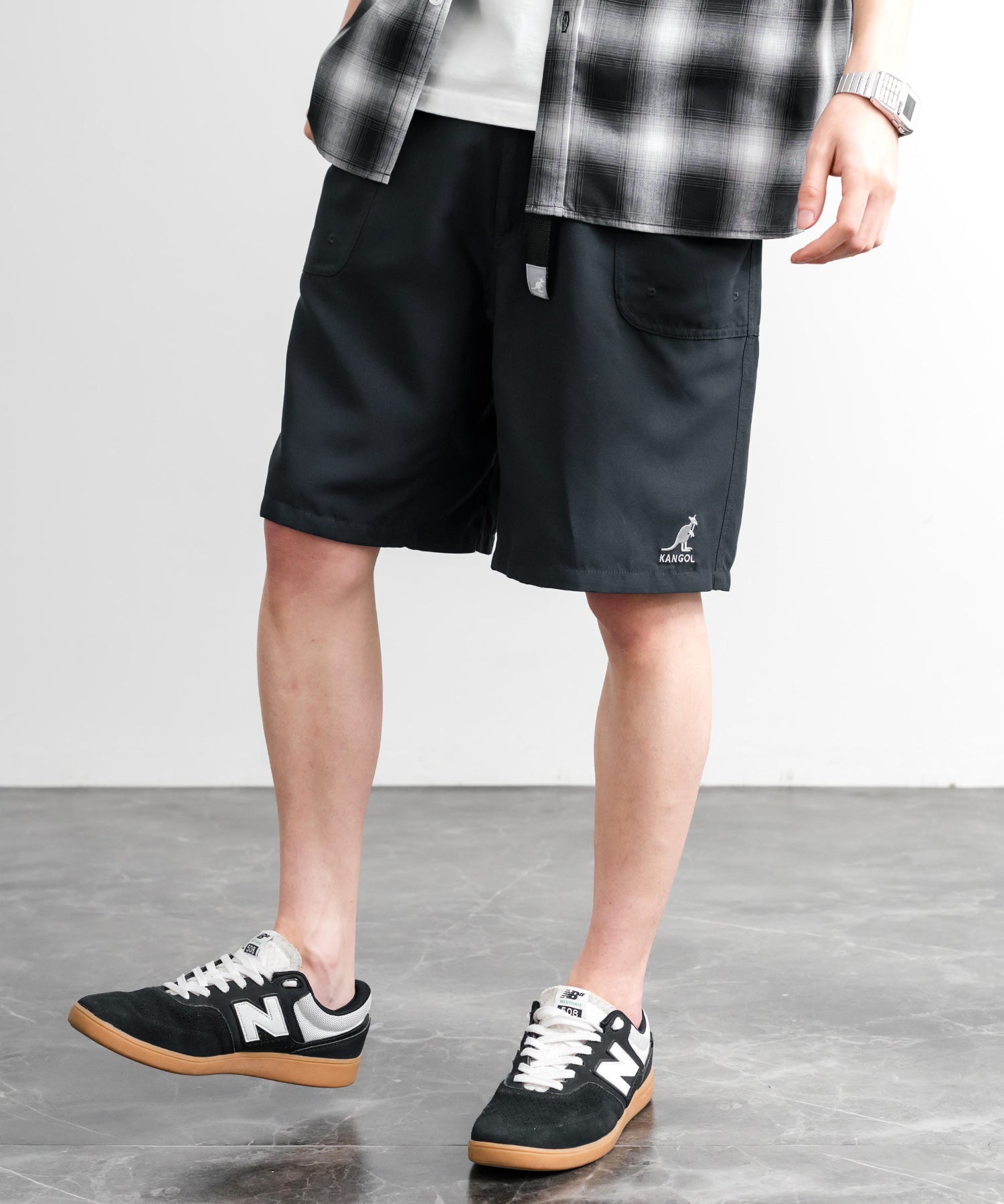 KANGOL カンゴール 別注コラボ 接触冷感水陸両用クライミングショートパンツ 15824