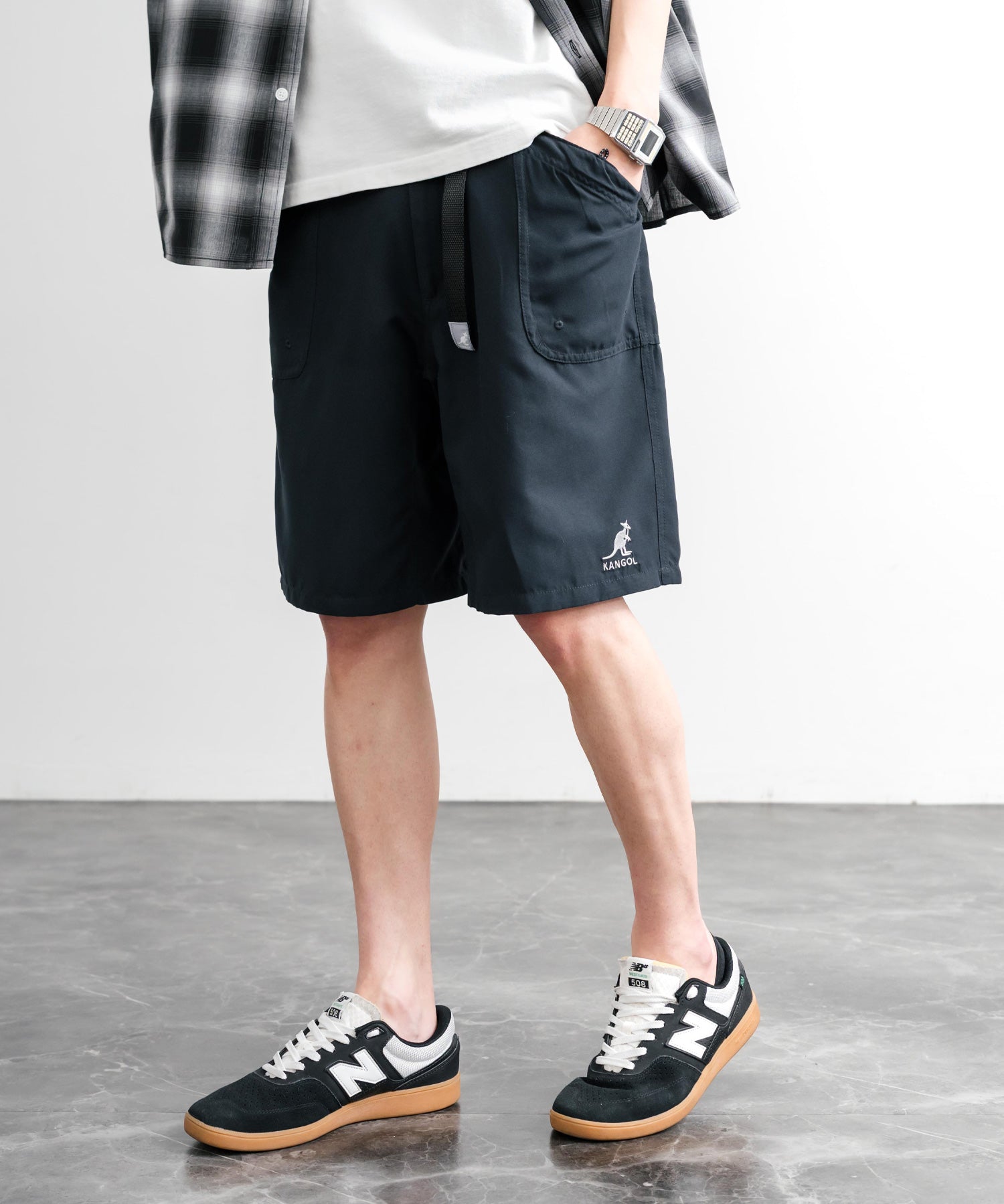 KANGOL カンゴール 別注コラボ 接触冷感水陸両用クライミングショートパンツ 15824