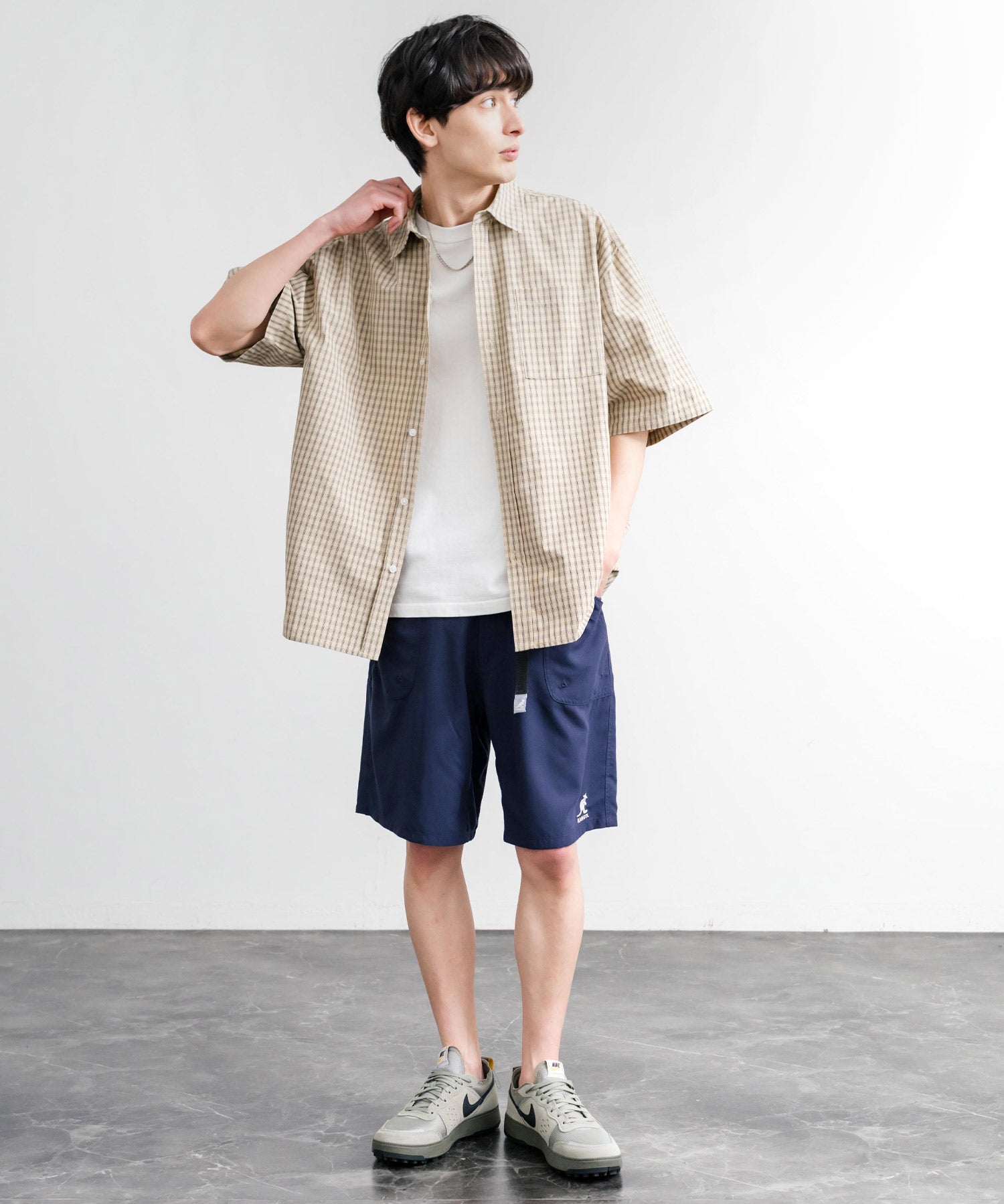 KANGOL カンゴール 別注コラボ 接触冷感水陸両用クライミングショートパンツ 15824