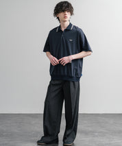 CONVERSE コンバース JACK PURCELL ジャックパーセル オーバーサイズバックメッシュジャージー半袖ポロシャツ 15870
