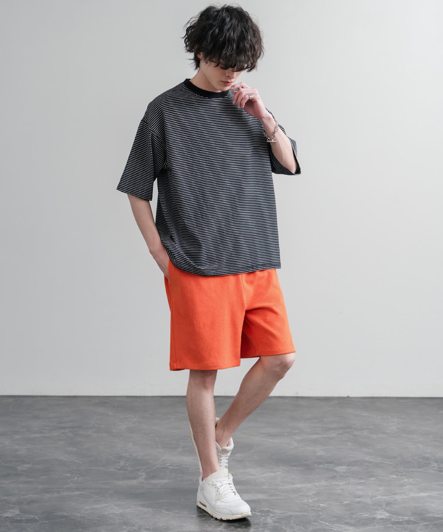 CONVERSE コンバース JACK PURCELL ジャックパーセル パイルハーフパンツ/イージーワイドショートパンツ 15871