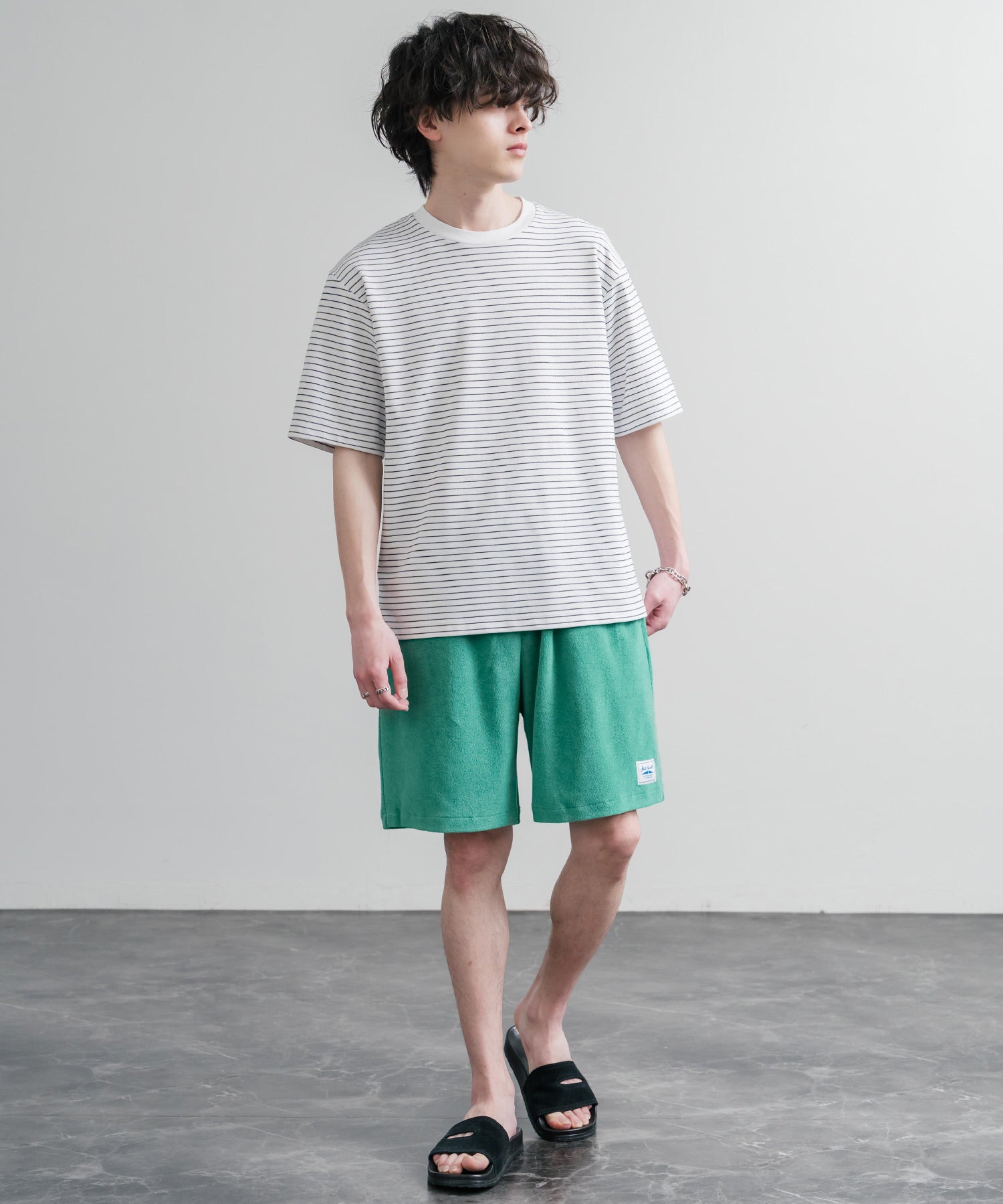 CONVERSE コンバース JACK PURCELL ジャックパーセル パイルハーフパンツ/イージーワイドショートパンツ 15871