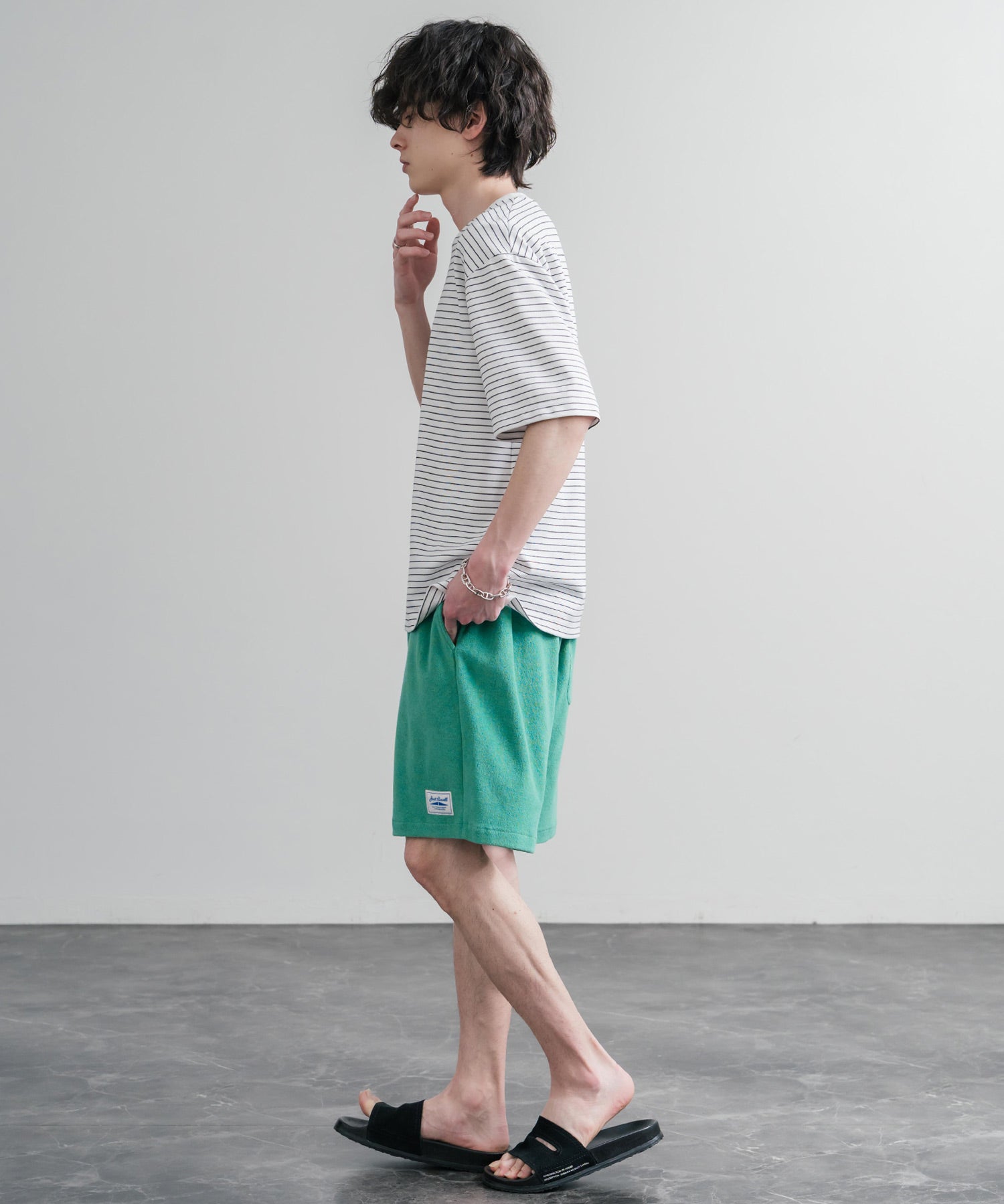CONVERSE コンバース JACK PURCELL ジャックパーセル パイルハーフパンツ/イージーワイドショートパンツ 15871