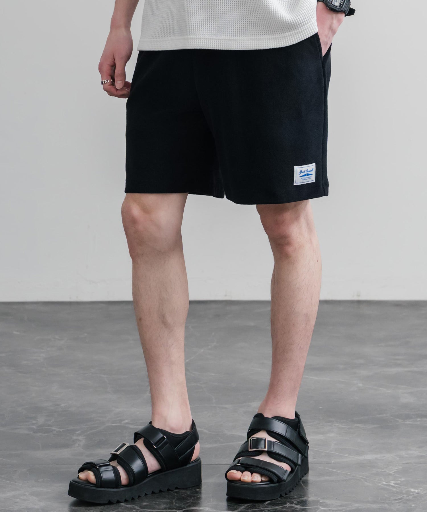 CONVERSE コンバース JACK PURCELL ジャックパーセル パイルハーフパンツ/イージーワイドショートパンツ 15871