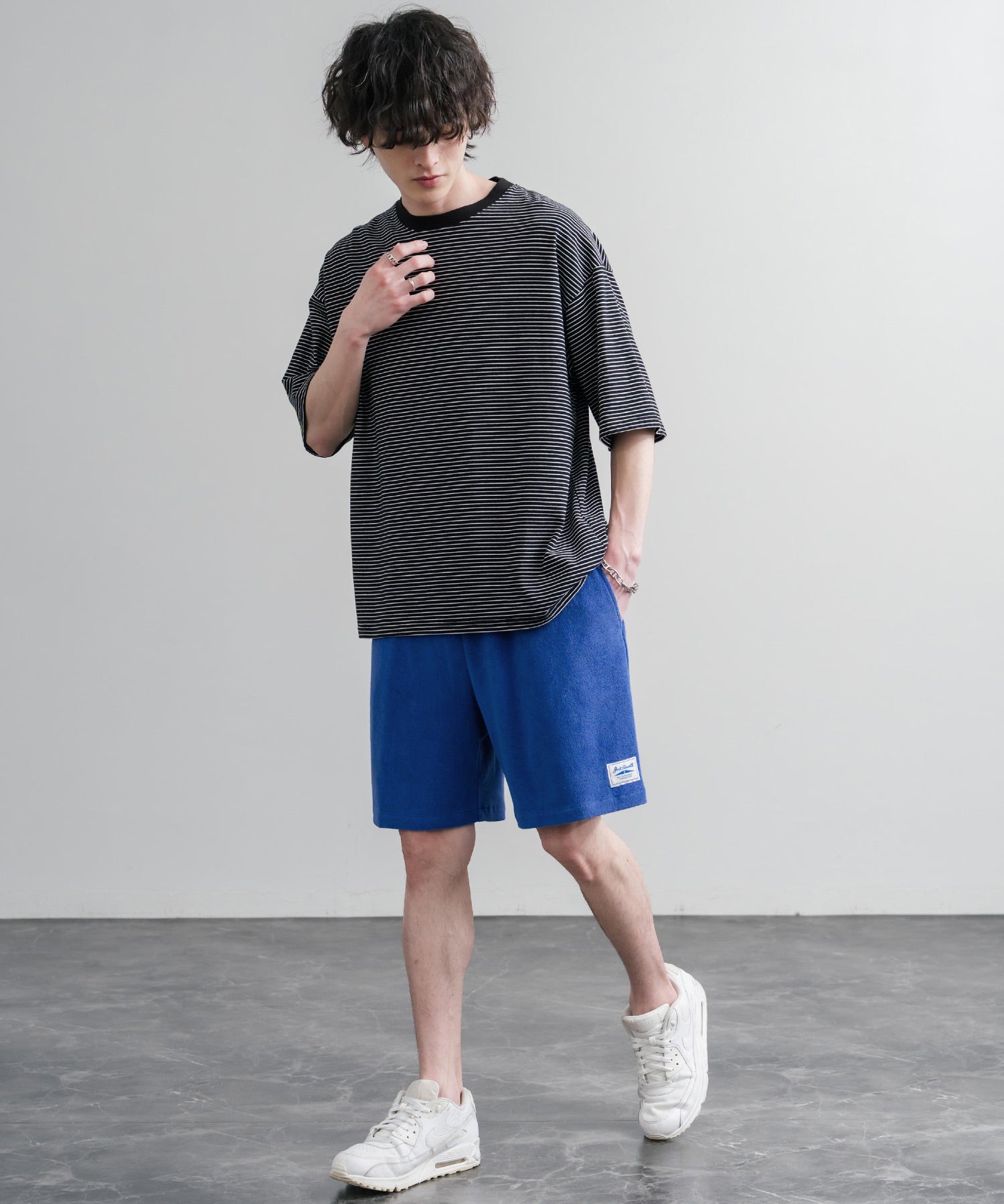 CONVERSE コンバース JACK PURCELL ジャックパーセル パイルハーフパンツ/イージーワイドショートパンツ 15871
