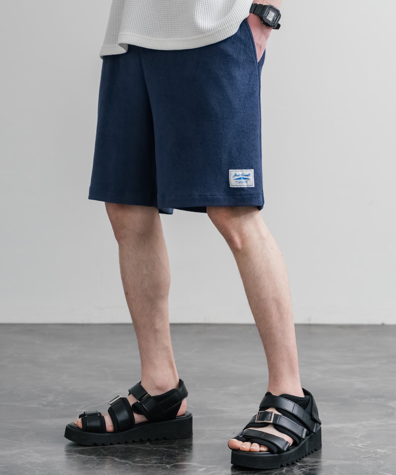 CONVERSE コンバース JACK PURCELL ジャックパーセル パイルハーフパンツ/イージーワイドショートパンツ 15871