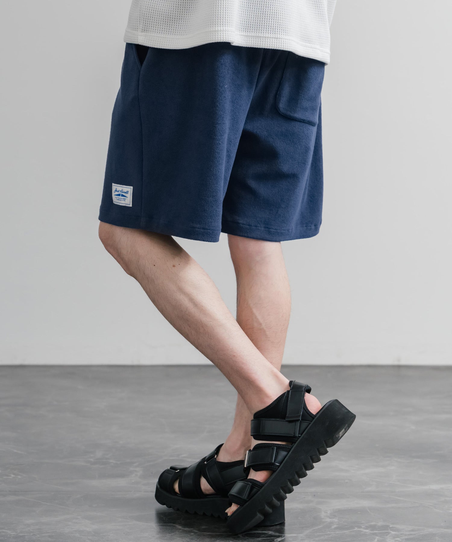 CONVERSE コンバース JACK PURCELL ジャックパーセル パイルハーフパンツ/イージーワイドショートパンツ 15871