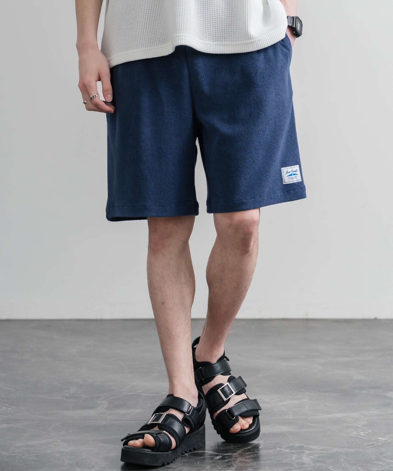 CONVERSE コンバース JACK PURCELL ジャックパーセル パイルハーフパンツ/イージーワイドショートパンツ 15871
