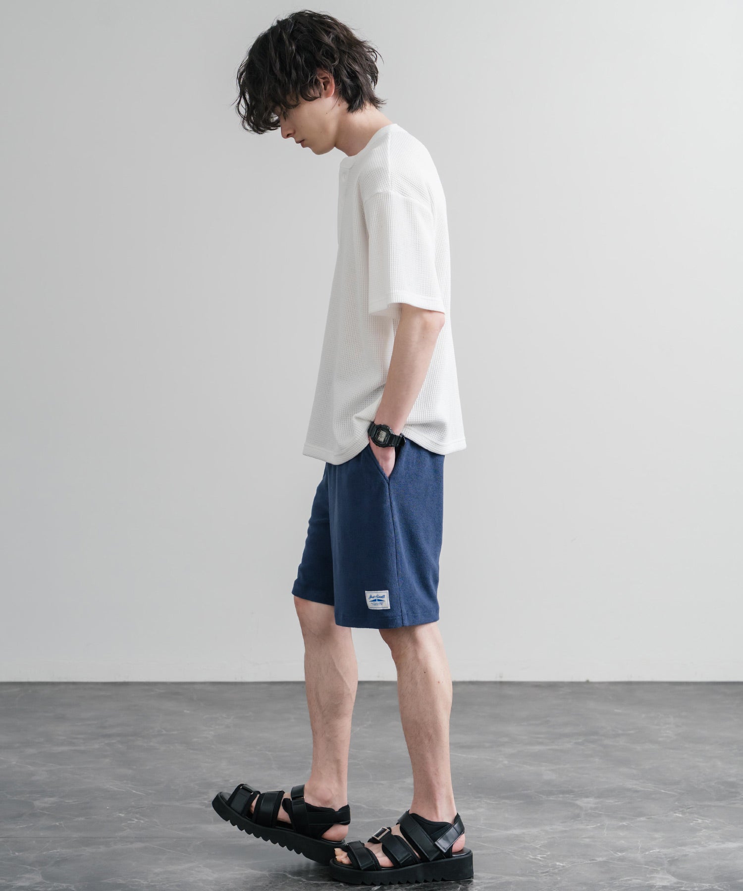 CONVERSE コンバース JACK PURCELL ジャックパーセル パイルハーフパンツ/イージーワイドショートパンツ 15871