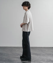 Upscape Audience 日本製/国産VORTEX 8オンスMVS天竺グラスポケット付きハーフスリーブクロップドTシャツ AUD6654 15873