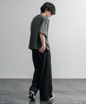 Upscape Audience 日本製/国産VORTEX 8オンスMVS天竺グラスポケット付きハーフスリーブクロップドTシャツ AUD6654 15873