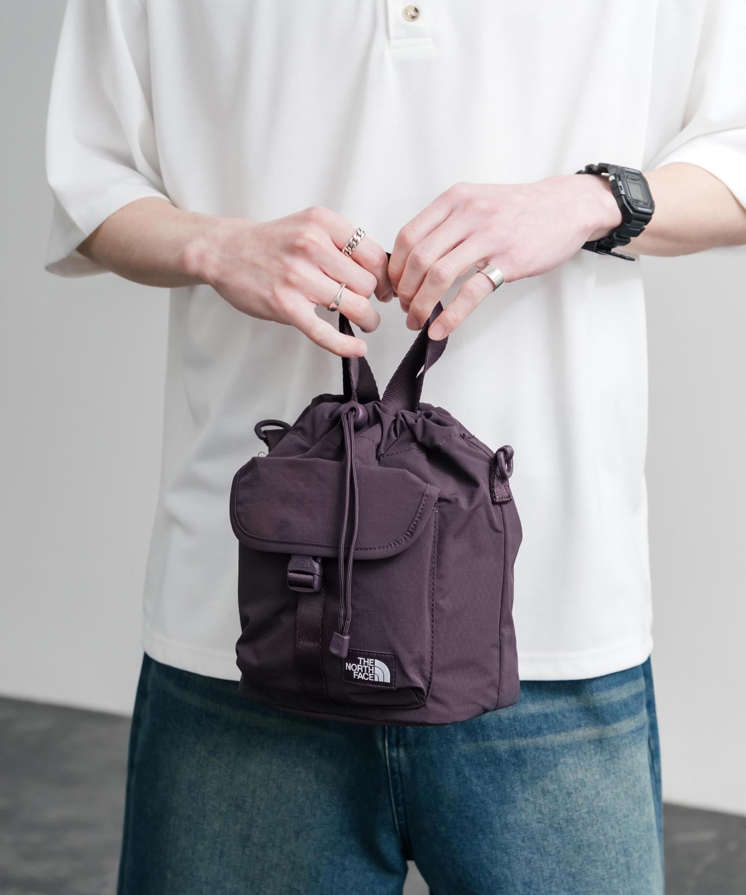 THE NORTH FACE ザ・ノースフェイス BREEZE BUCKET BAG 巾着型ショルダーバッグ/ハンドバッグ 15875