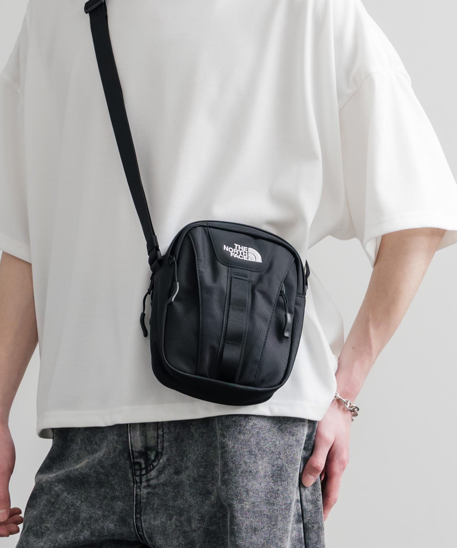 THE NORTH FACE ザ・ノースフェイス BIG SHOT CROSS BAG ワンポイントロゴ刺繍ショルダーバッグ 15878