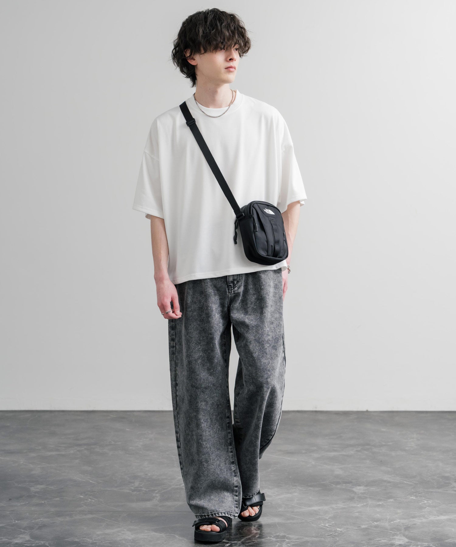 THE NORTH FACE ザ・ノースフェイス BIG SHOT CROSS BAG ワンポイントロゴ刺繍ショルダーバッグ 15878