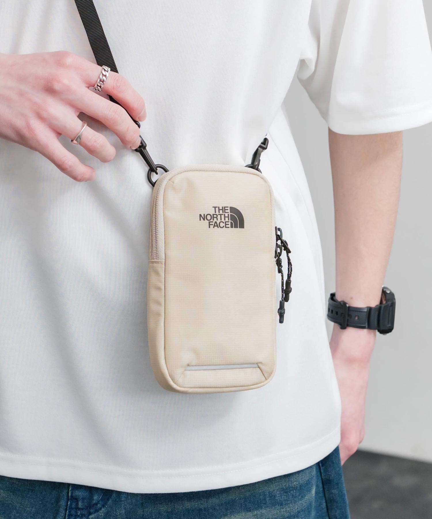 THE NORTH FACE ザ・ノースフェイス ASCEND MULTI TREKKING POUCH ワンポイントロゴミニショルダーバッグ 15879