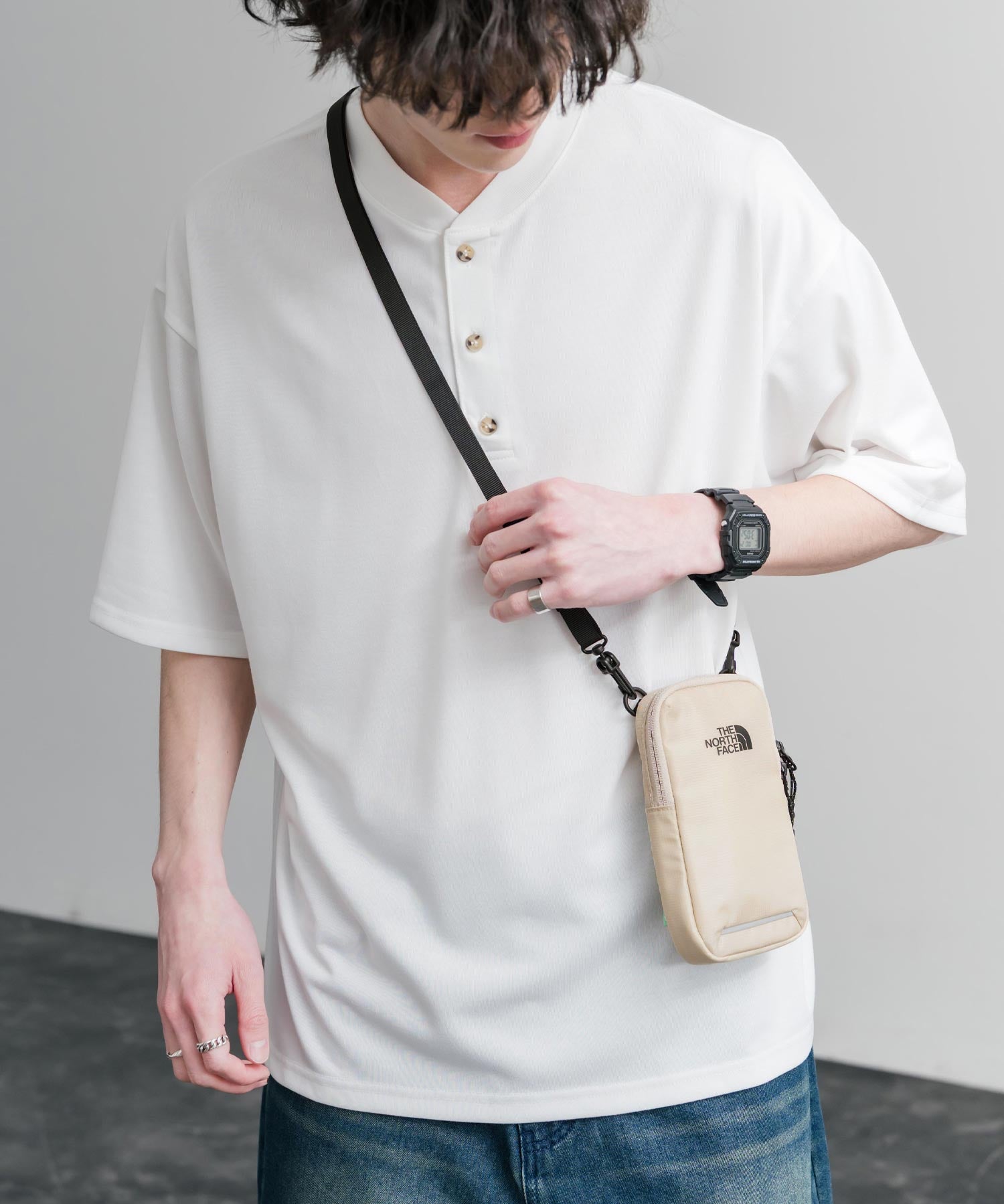 THE NORTH FACE ザ・ノースフェイス ASCEND MULTI TREKKING POUCH ワンポイントロゴミニショルダーバッグ 15879
