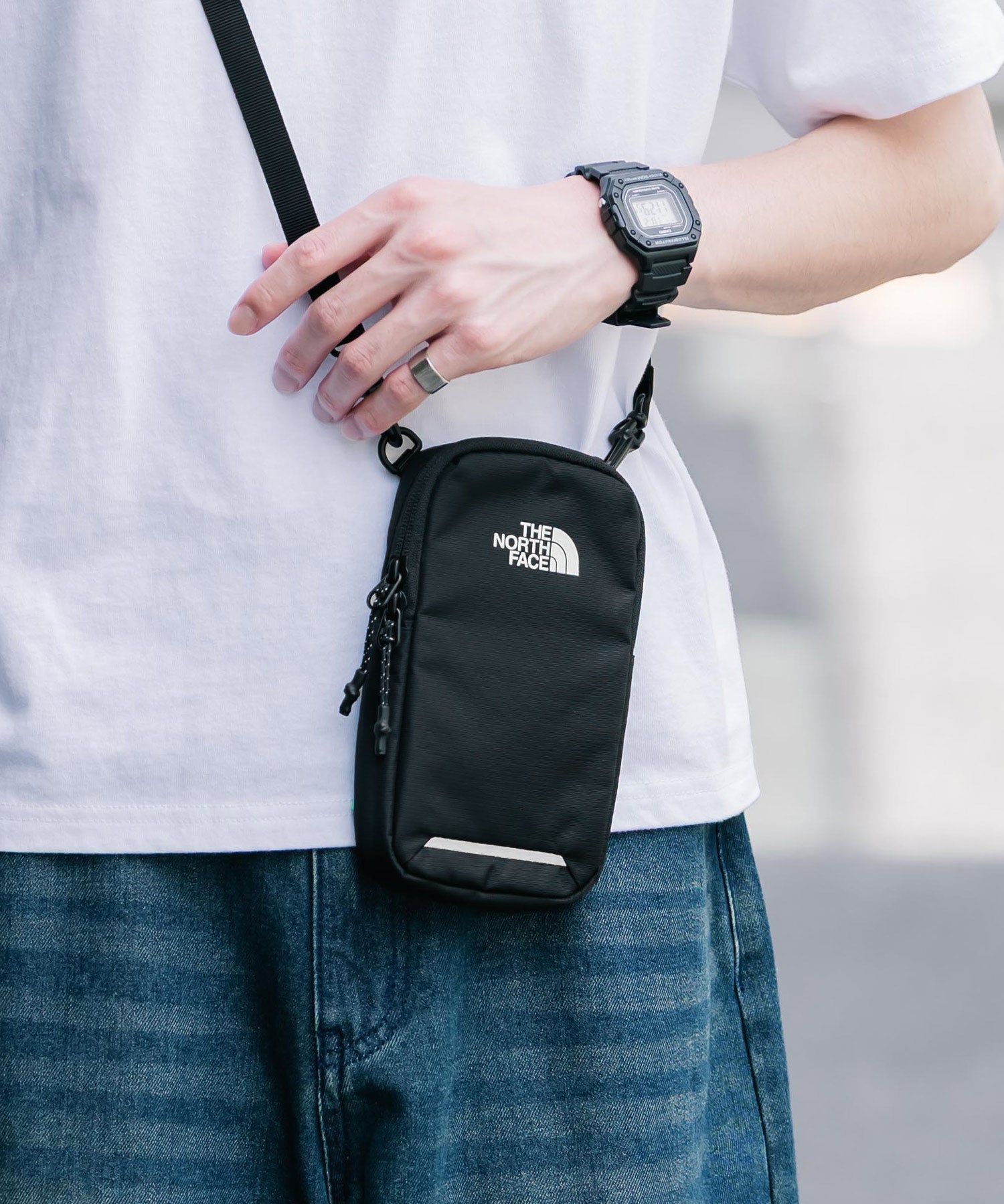 THE NORTH FACE ザ・ノースフェイス ASCEND MULTI TREKKING POUCH ワンポイントロゴミニショルダーバッグ 15879