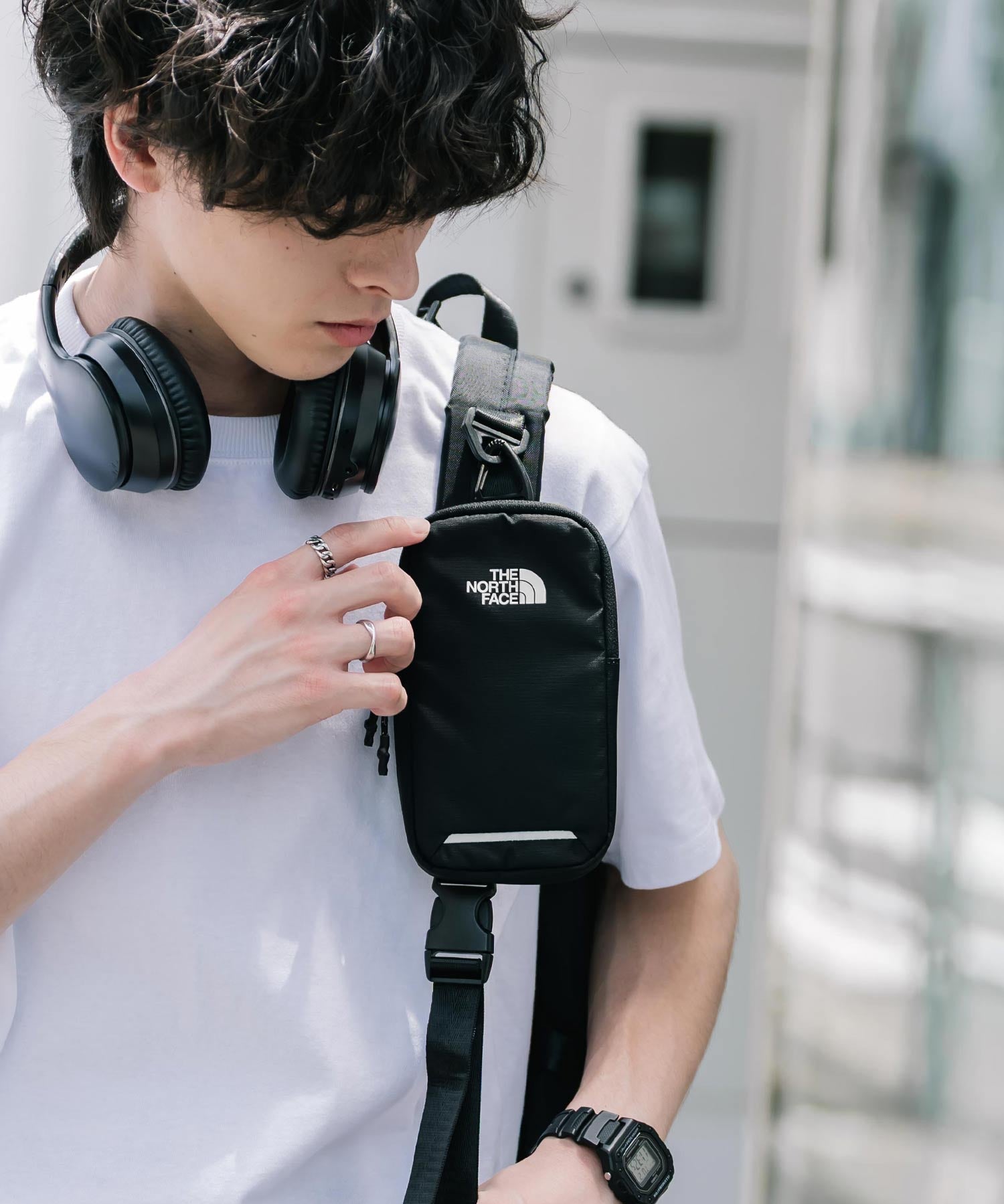 THE NORTH FACE ザ・ノースフェイス ASCEND MULTI TREKKING POUCH ワンポイントロゴミニショルダーバッグ 15879