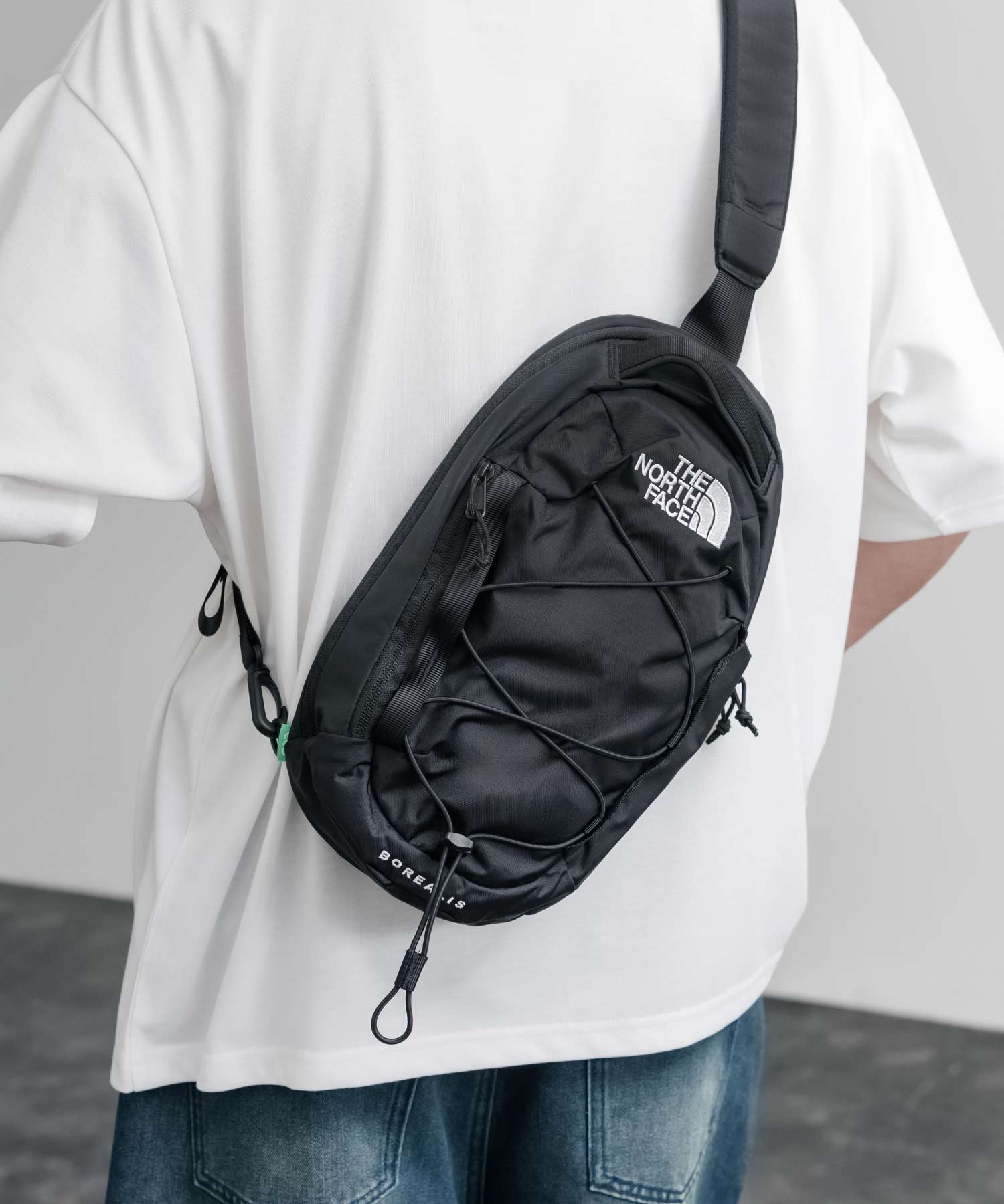 THE NORTH FACE BOREALIS SLING BAG ロゴ刺繍クロスボディバッグ 15880