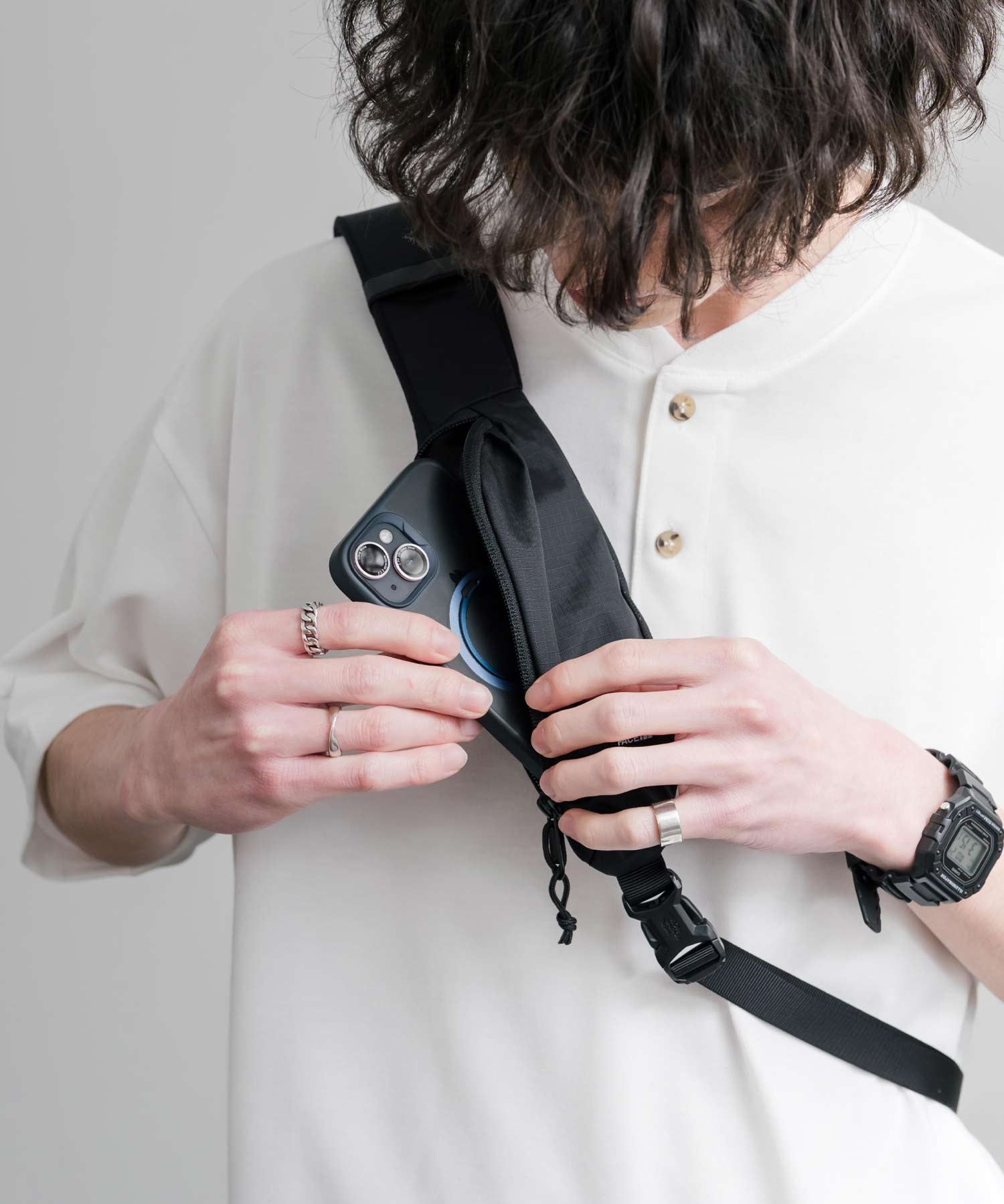 THE NORTH FACE BOREALIS SLING BAG ロゴ刺繍クロスボディバッグ 15880