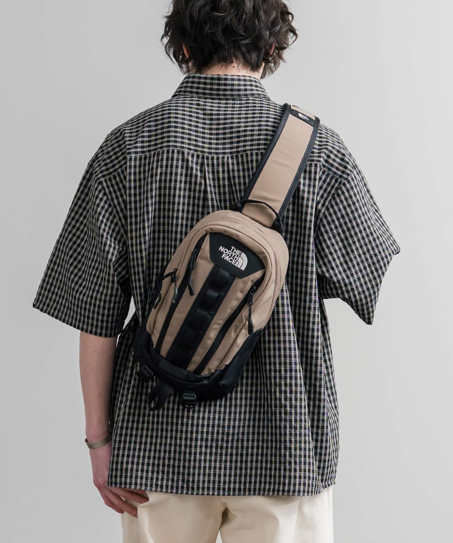 THE NORTH FACE BIG SHOT ONE WAY ロゴ刺繍ワンショルダーボディバッグ 15881