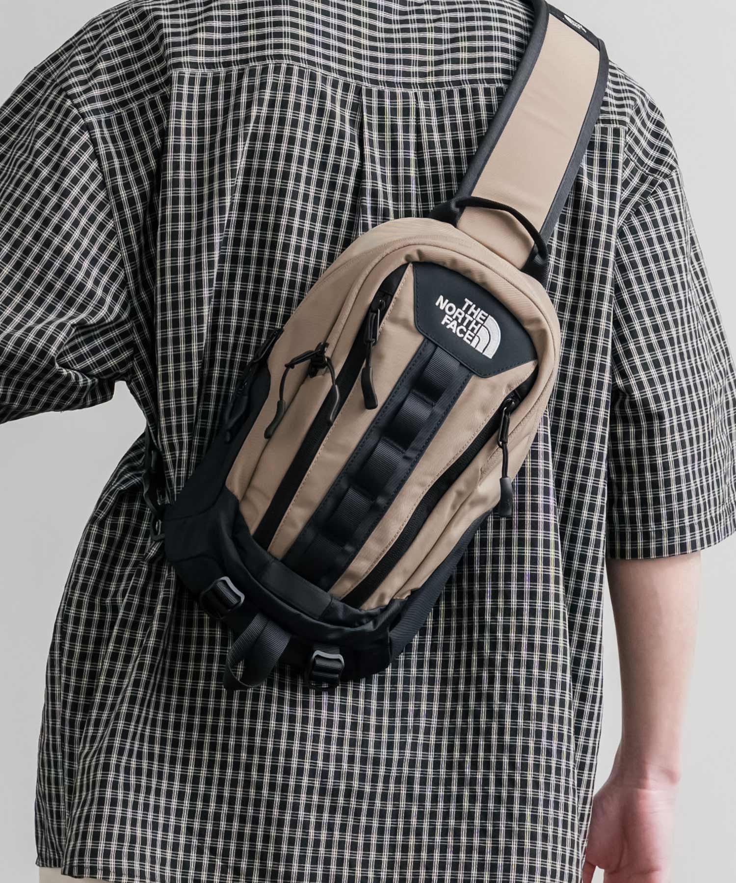 THE NORTH FACE BIG SHOT ONE WAY ロゴ刺繍ワンショルダーボディバッグ 15881