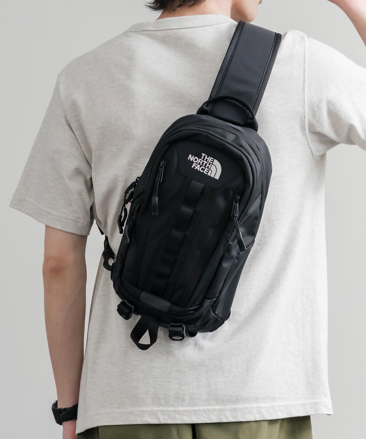 THE NORTH FACE BIG SHOT ONE WAY ロゴ刺繍ワンショルダーボディバッグ 15881
