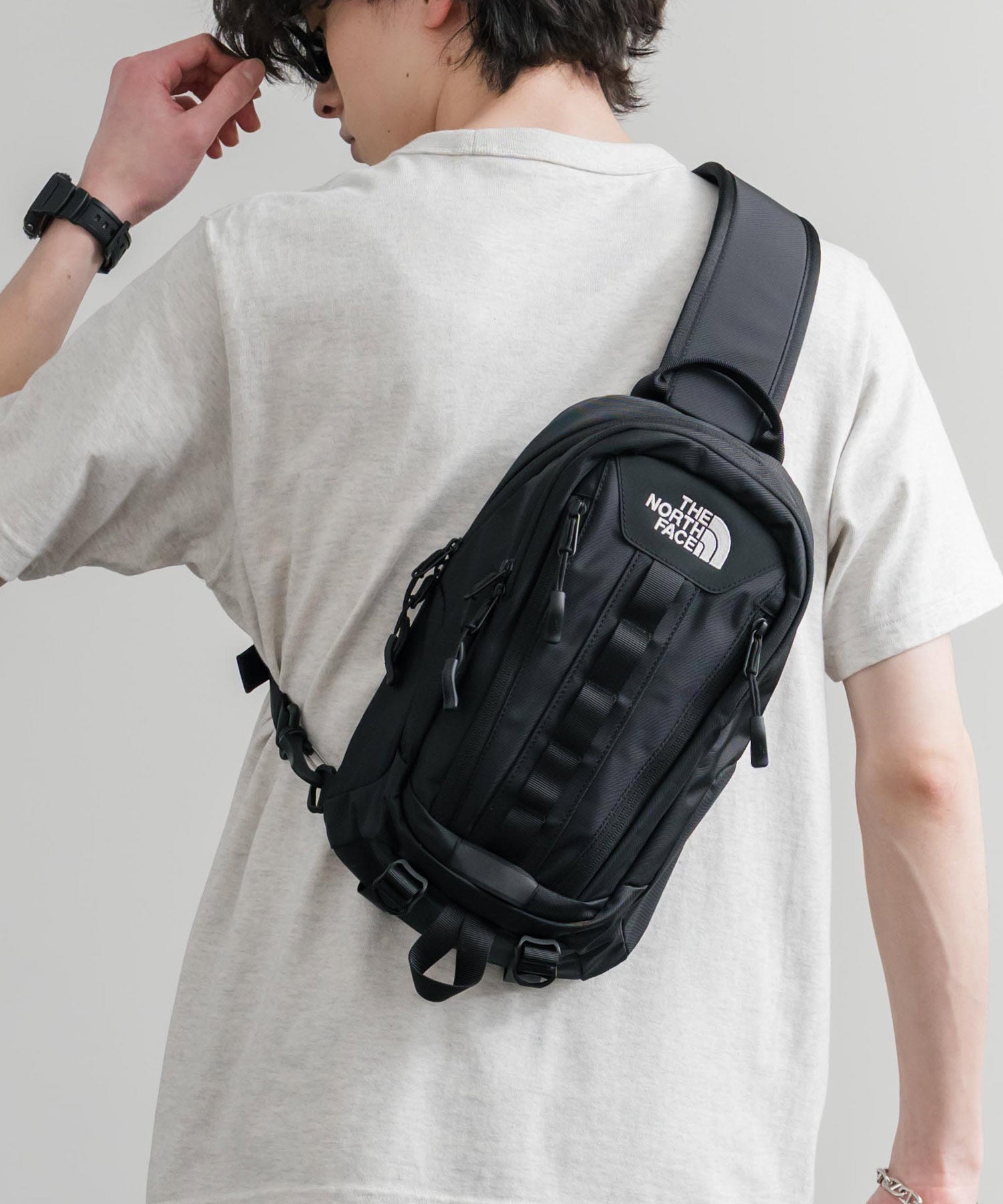 THE NORTH FACE BIG SHOT ONE WAY ロゴ刺繍ワンショルダーボディバッグ