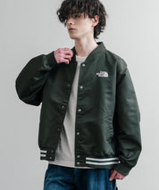 THE NORTH FACE ザ・ノースフェイス M'S BRETON JACKET ワンポイントロゴ刺繍スタジャン/ナイロンジャケット 15886