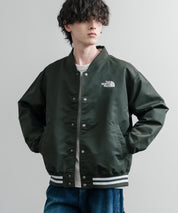 THE NORTH FACE ザ・ノースフェイス M'S BRETON JACKET ワンポイントロゴ刺繍スタジャン/ナイロンジャケット 15886