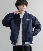 THE NORTH FACE ザ・ノースフェイス M'S BRETON JACKET ワンポイントロゴ刺繍スタジャン/ナイロンジャケット 15886