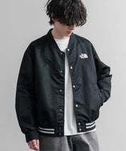 THE NORTH FACE ザ・ノースフェイス M'S BRETON JACKET ワンポイントロゴ刺繍スタジャン/ナイロンジャケット 15886