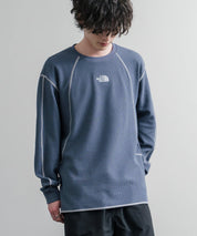 THE NORTH FACE ザ・ノースフェイス M'S SERRA L/S R/TEE ワンポイントロゴ刺繍ワッフル長袖Tシャツ 15889