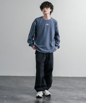 THE NORTH FACE ザ・ノースフェイス M'S SERRA L/S R/TEE ワンポイントロゴ刺繍ワッフル長袖Tシャツ 15889