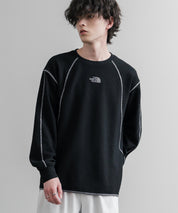 THE NORTH FACE ザ・ノースフェイス M'S SERRA L/S R/TEE ワンポイントロゴ刺繍ワッフル長袖Tシャツ 15889