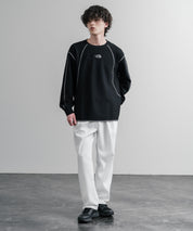 THE NORTH FACE ザ・ノースフェイス M'S SERRA L/S R/TEE ワンポイントロゴ刺繍ワッフル長袖Tシャツ 15889