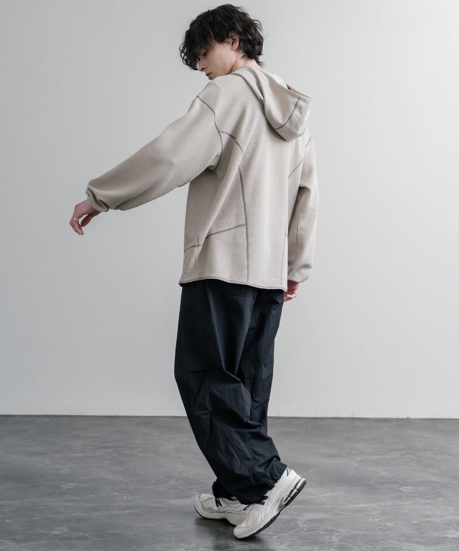 THE NORTH FACE ザ・ノースフェイス M'S SERRA L/S HOODIE ワッフル
