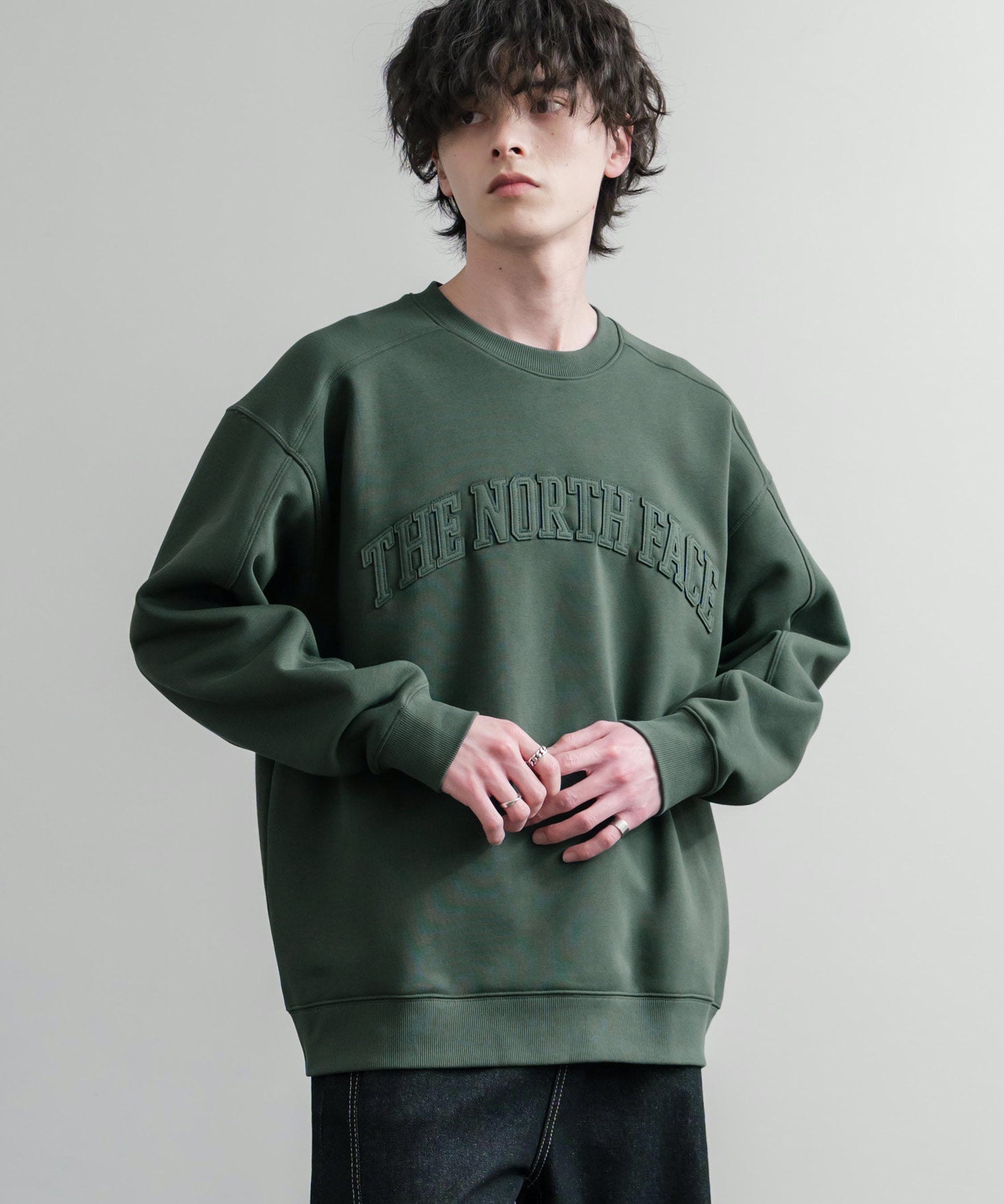THE NORTH FACE ザ・ノースフェイス M'S KINETIC SWEATSHIRTS 裏起毛キネティックスウェットトレーナー 15891