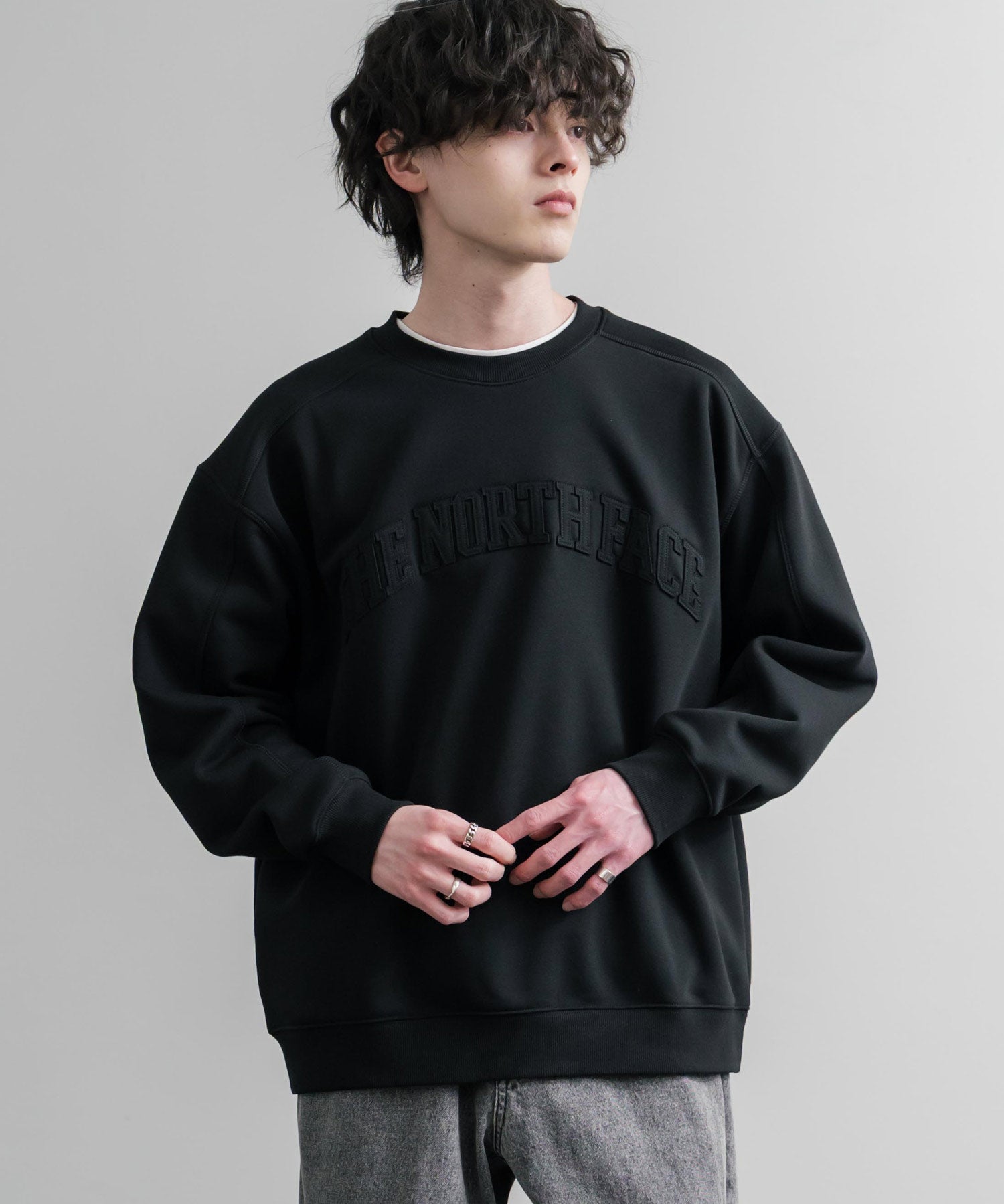 THE NORTH FACE ザ・ノースフェイス M'S KINETIC SWEATSHIRTS 裏起毛キネティックスウェットトレーナー 15891