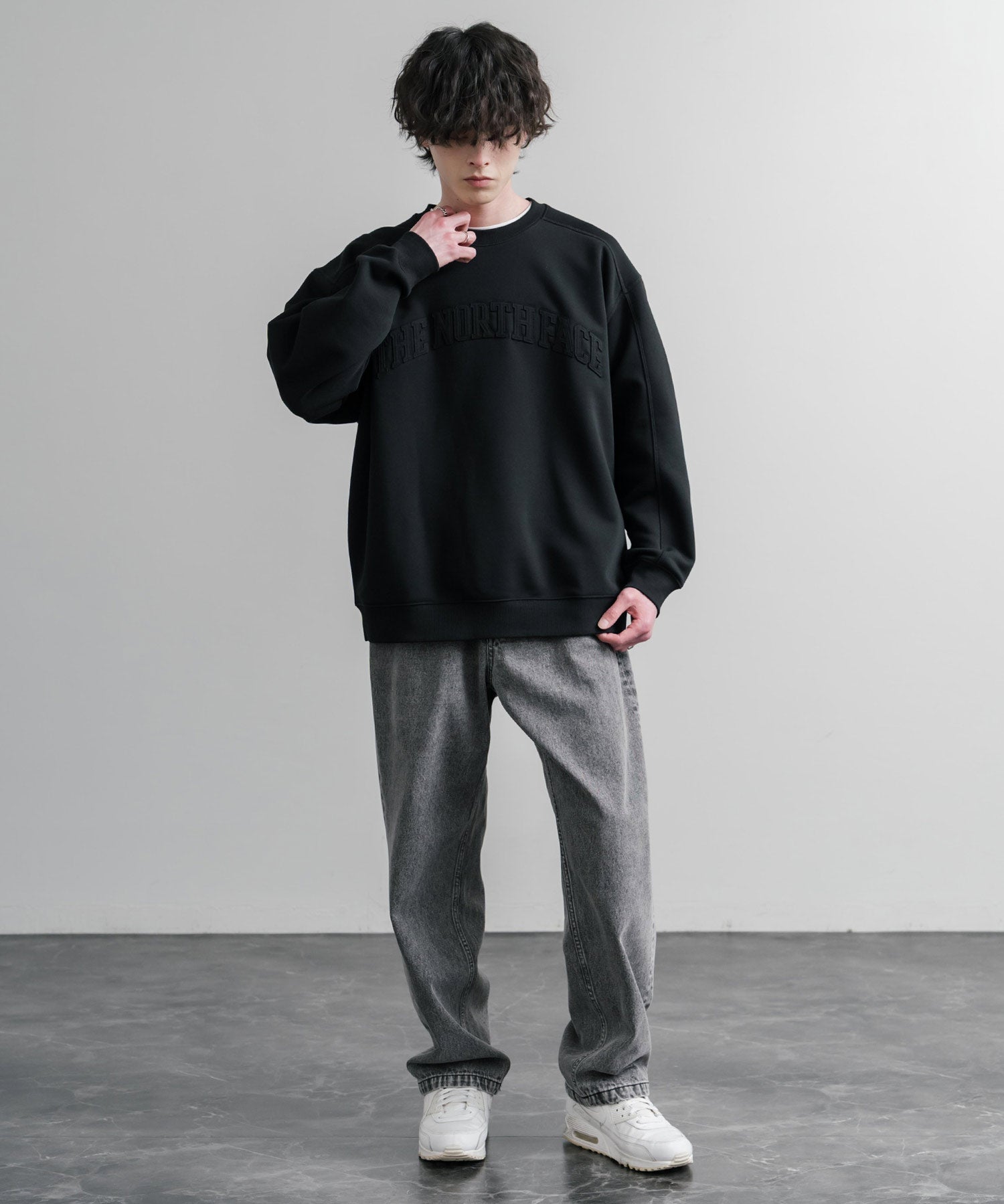 THE NORTH FACE ザ・ノースフェイス M'S KINETIC SWEATSHIRTS 裏起毛キネティックスウェットトレーナー 15891