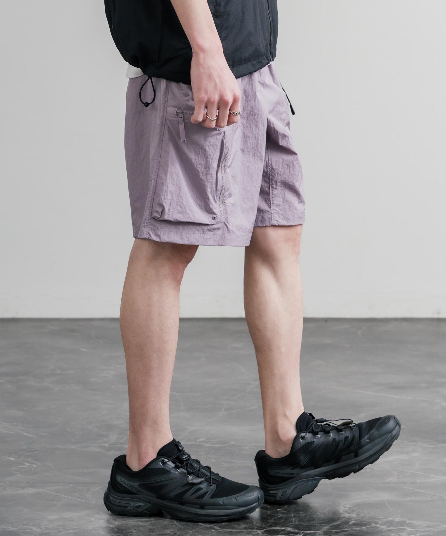 THE NORTH FACE WORKWAY SHORTS 接触冷感ロゴ刺繍ショートワイドパンツ 15892